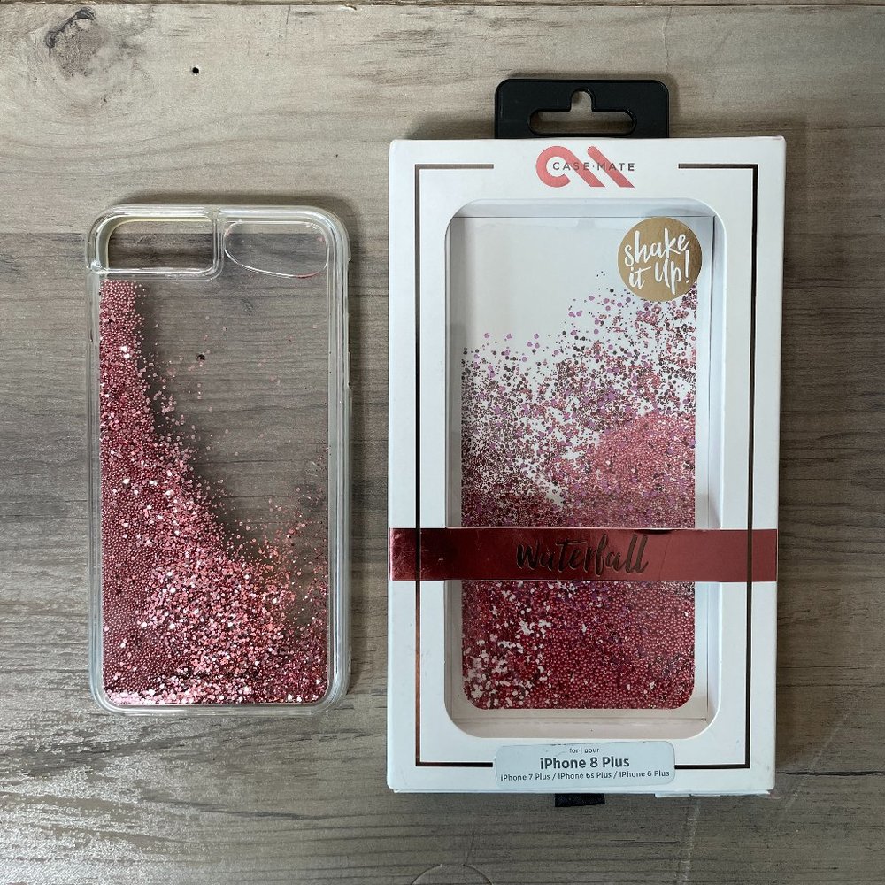 CaseMate Waterfall iPhone 8 Plus Rose Gold Case